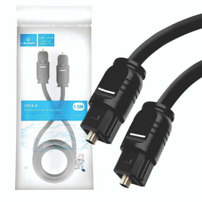 Cabo Fibra Óptica OD4.0 com 1.5 Metros LEHMOX - LEY-1529