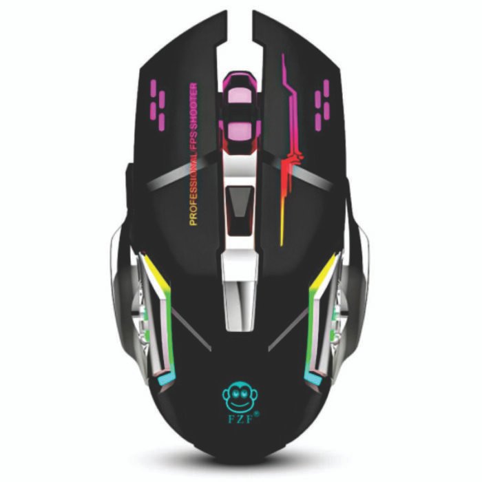 Mouse Gamer USB Com LED 4800 DPI