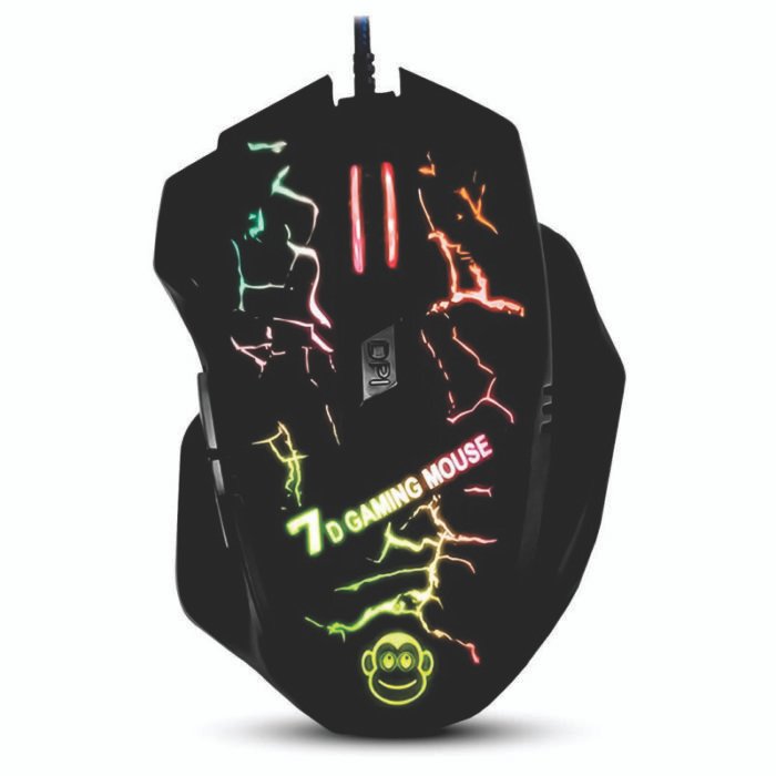 Mouse Gamer USB Com LED 4800 DPI
