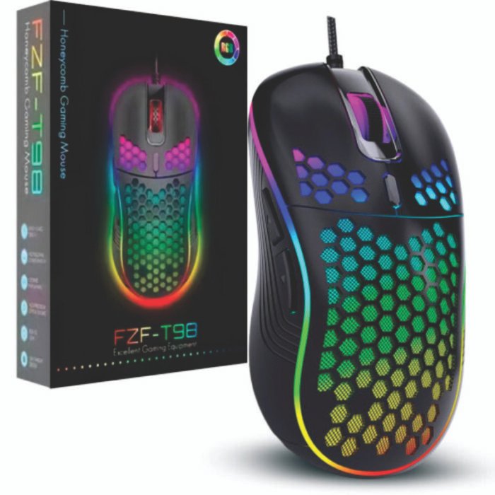 Mouse Gamer Usb com Led RGB